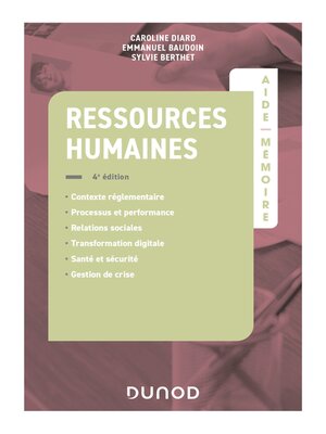 cover image of Ressources humaines